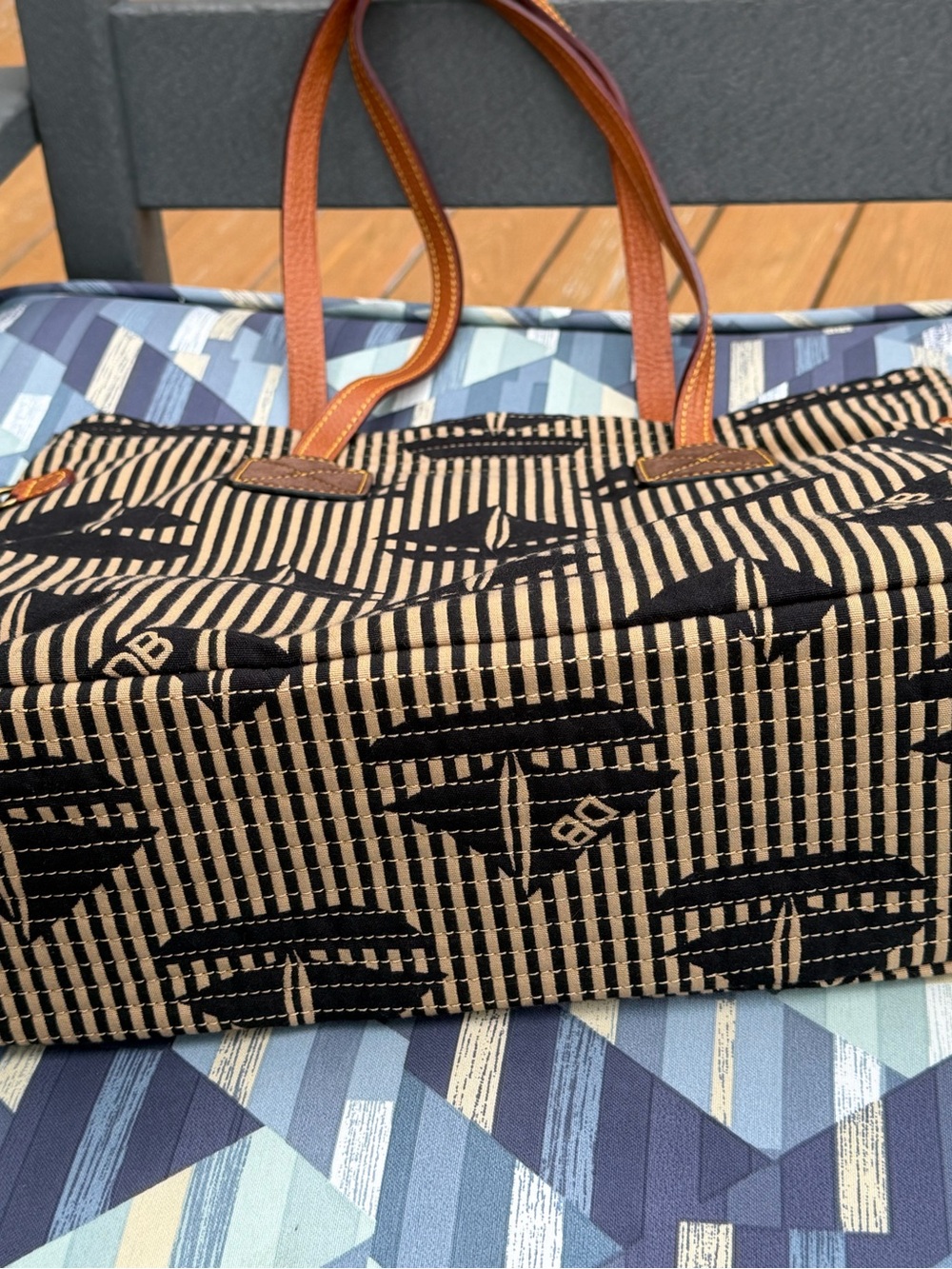 ⛵️Donney & Bourke Vintage Sailboat Tote⛵️ - Picture 9 of 12